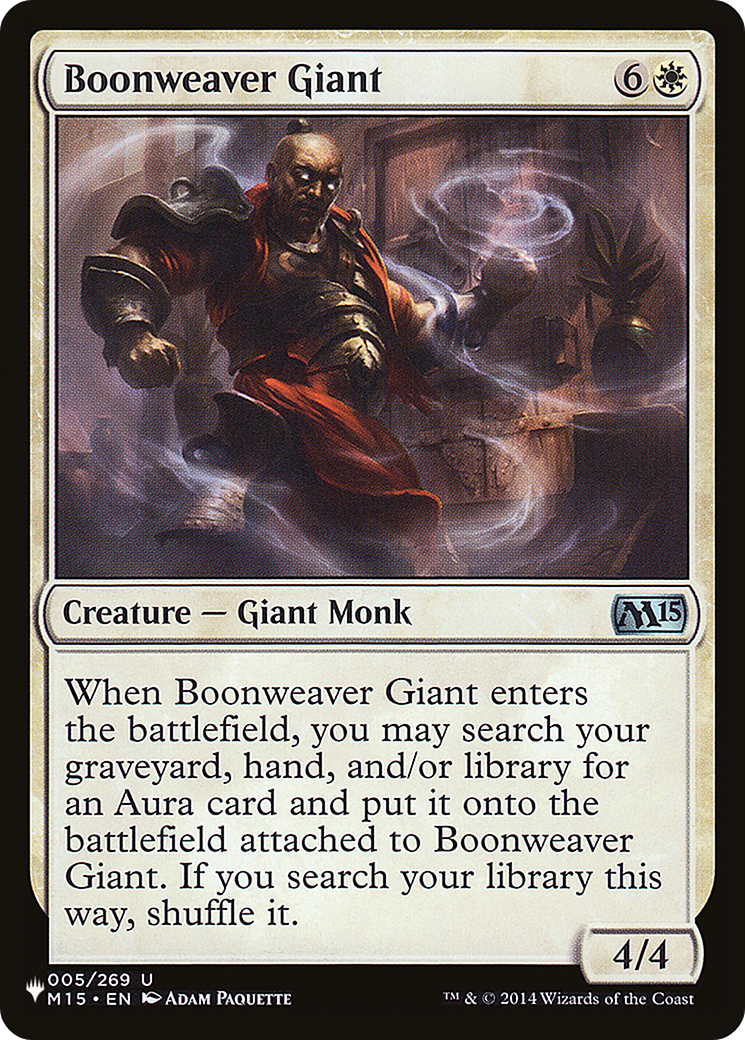 Image of Boonweaver Giant (LIST-M15-5) - The List