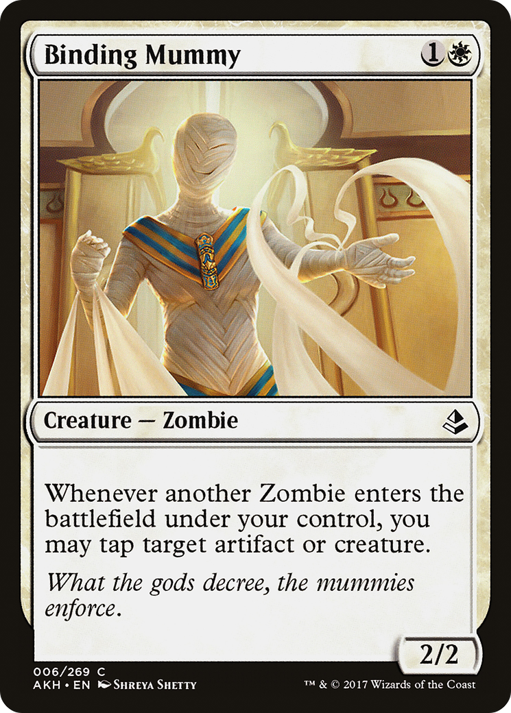 Image of Binding Mummy (AKH-006) - Amonkhet Foil