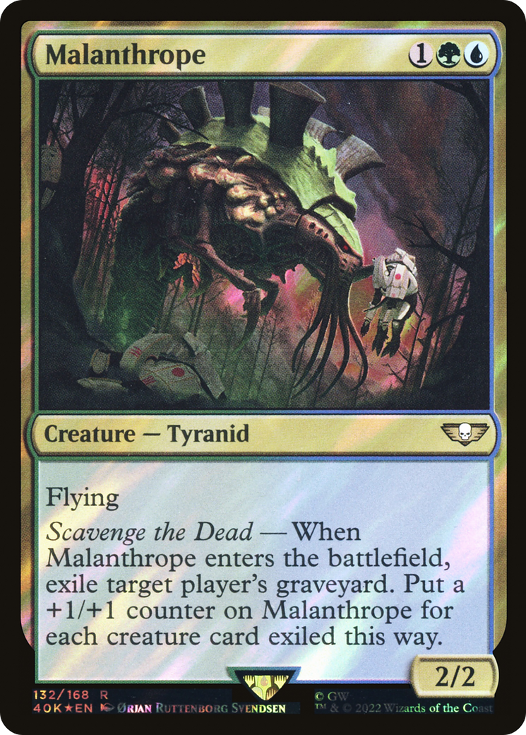 Image of Malanthrope (Surge Foil) (40K-132) - Warhammer 40,000 Commander Foil