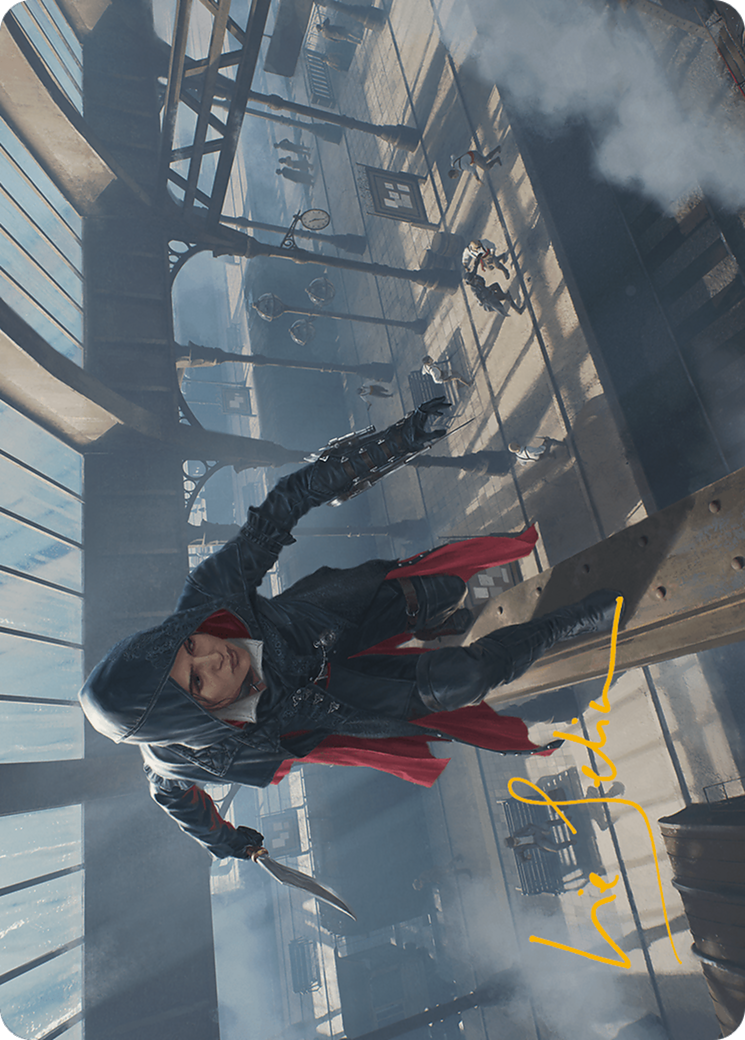 Image of Evie Frye Art Card (Gold-Stamped Signature) (ASACR-001) - Assassin's Creed Art Series (Borderless)
