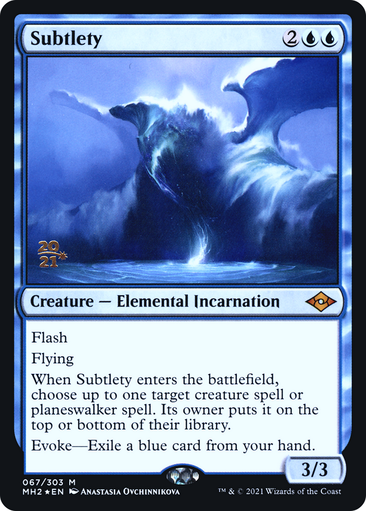 Image of Subtlety (PRE-067) - Modern Horizons 2 Promos Foil