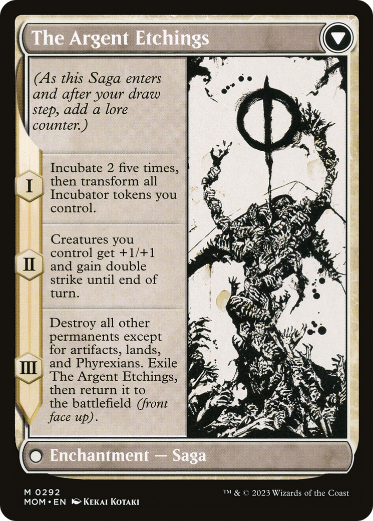 Image of Elesh Norn (Showcase) (MOM-292) - March of the Machine: (Showcase) (Borderless) Foil