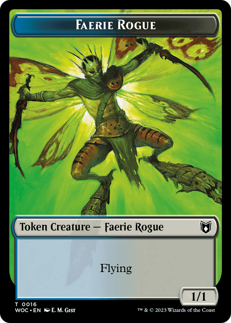 Image of Faerie Rogue (TWOC-016) - Wilds of Eldraine Commander Tokens