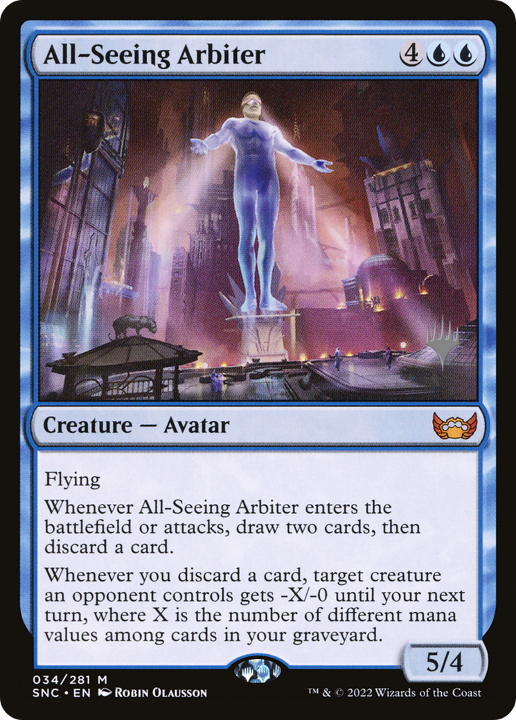 Image of All-Seeing Arbiter (PPSNC-034) - Streets of New Capenna Promos Foil