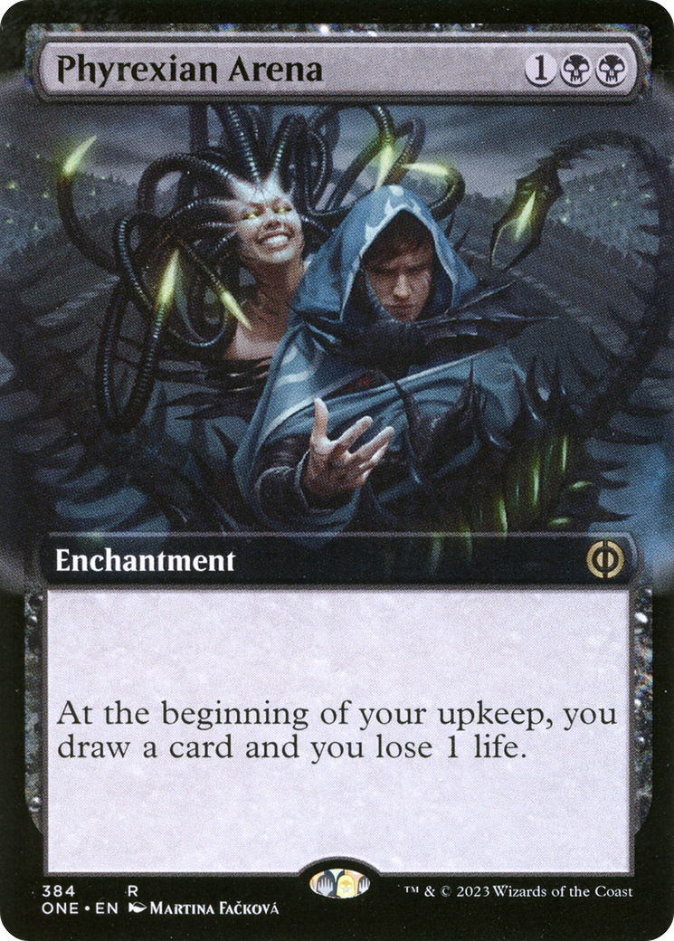 Image of Phyrexian Arena (Extended Art) (ONE-384) - Phyrexia: All Will Be One: (Extended Art)