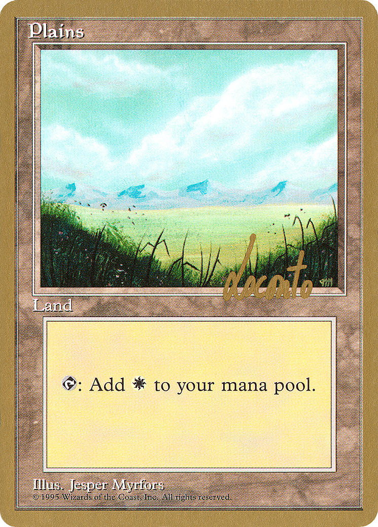 Image of Plains (C) - 1996 Michael Loconto (4ED) (WCD-) - Pro Tour Collector Set