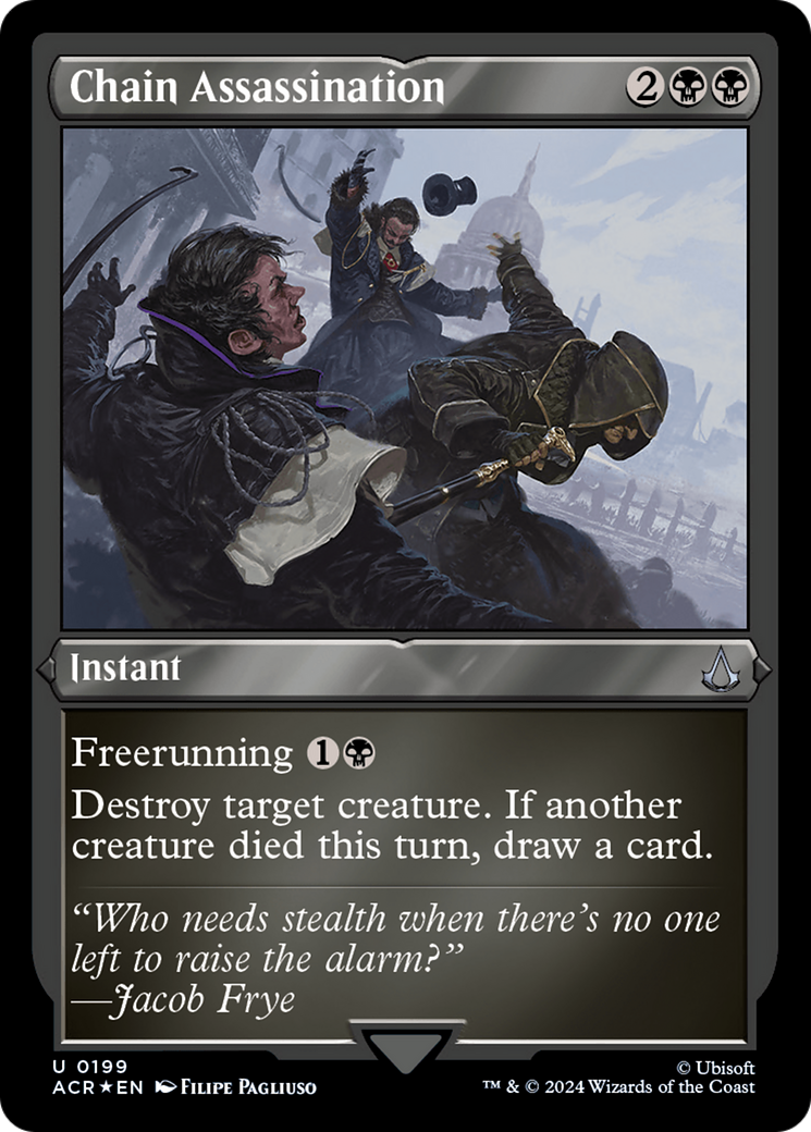 Image of Chain Assassination (ACR-199) - Assassin's Creed Etched Foil