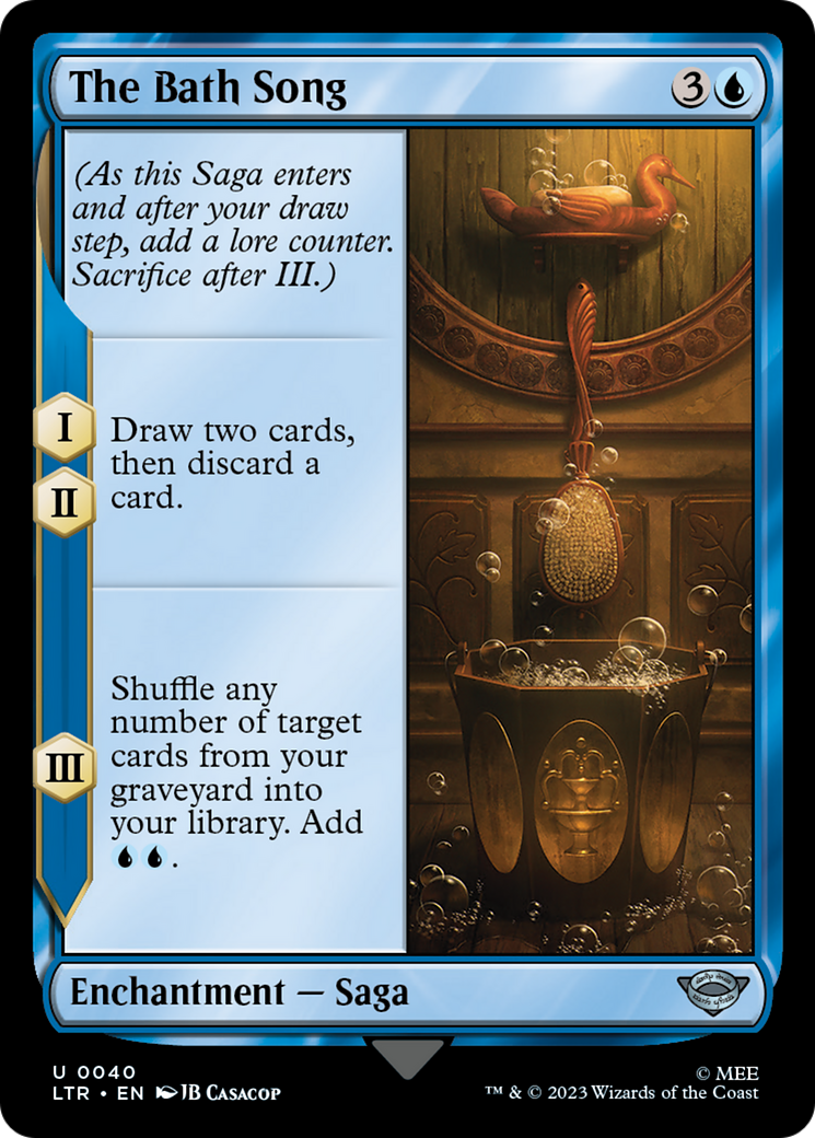 Image of The Bath Song (LTR-040) - The Lord of the Rings: Tales of Middle-earth Foil