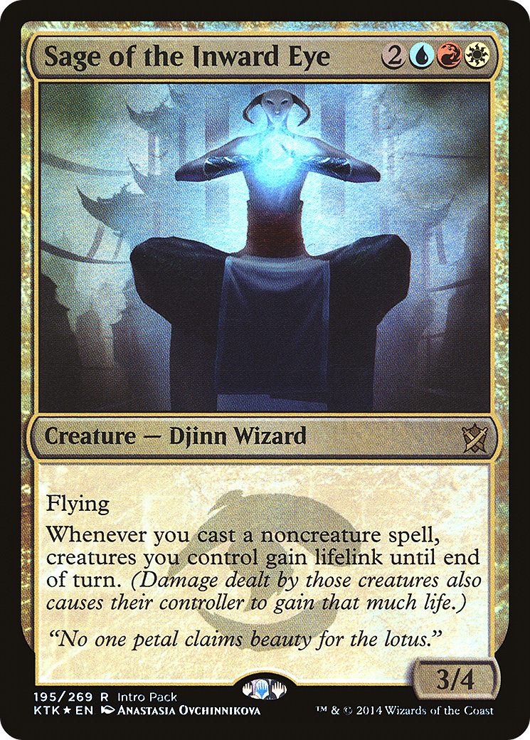 Image of Sage of the Inward Eye (UMP-195) - Khans of Tarkir Promos Foil