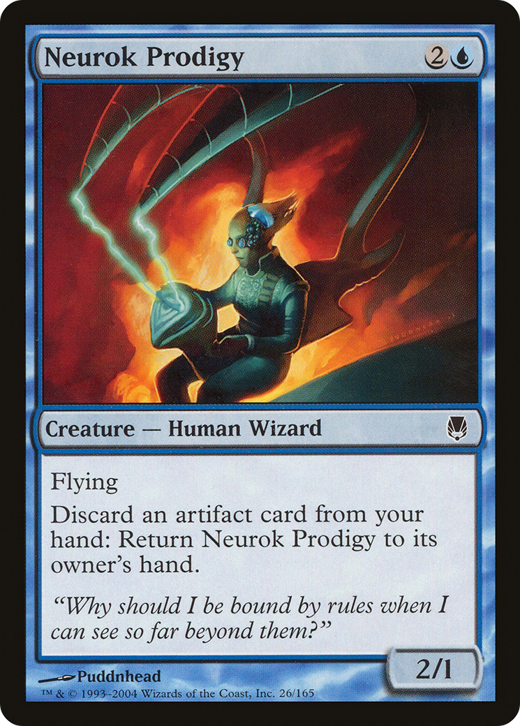 Image of Neurok Prodigy (DST-026) - Darksteel Foil