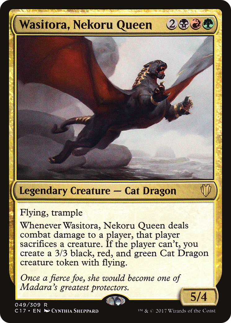 Image of Wasitora, Nekoru Queen (C17-049) - Commander 2017