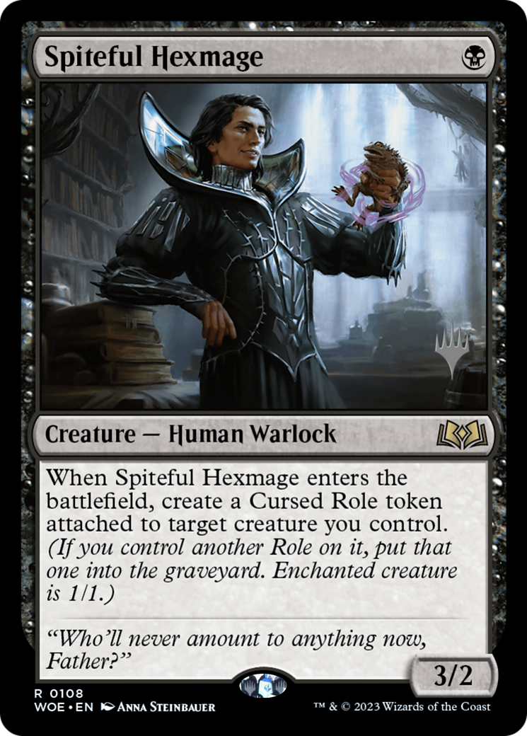 Image of Spiteful Hexmage (PPWOE-108) - Wilds of Eldraine Promos