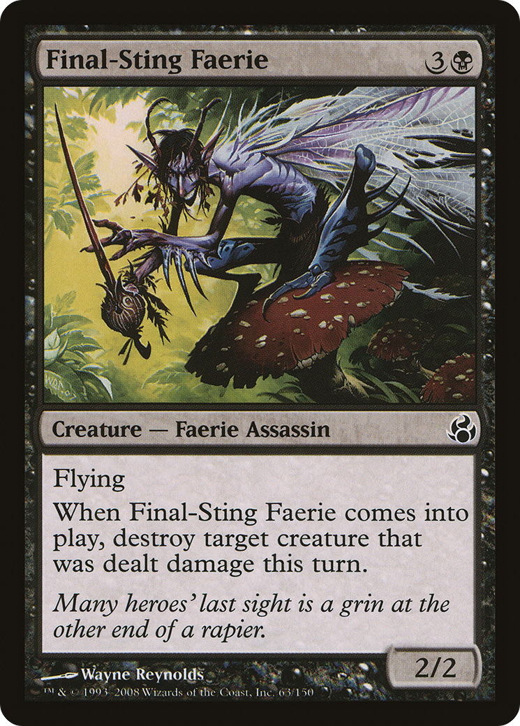 Image of Final-Sting Faerie (MOR-063) - Morningtide Foil