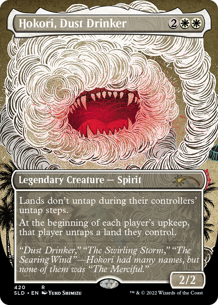 Image of Hokori, Dust Drinker (Borderless) (SLD-420) - Secret Lair Drop (Borderless) Foil