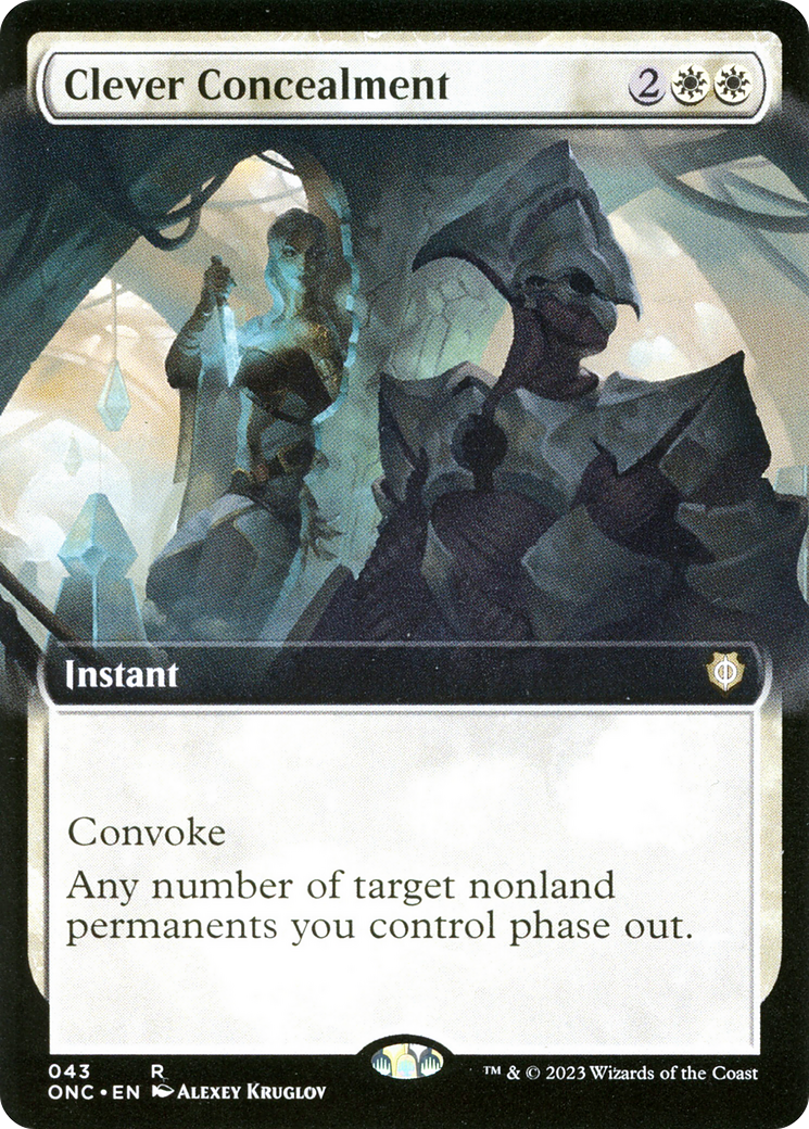 Image of Clever Concealment (Extended Art) (ONC-043) - Phyrexia: All Will Be One Commander: (Extended Art)