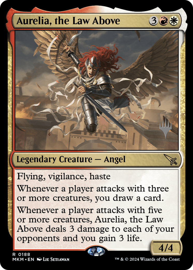 Image of Aurelia, the Law Above (PPMKM-188) - Murders at Karlov Manor Promos Foil