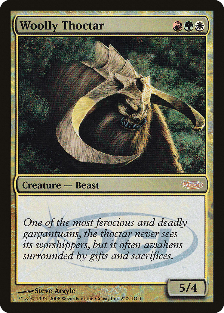 Image of Woolly Thoctar (WPN-022) - DCI Promos Foil