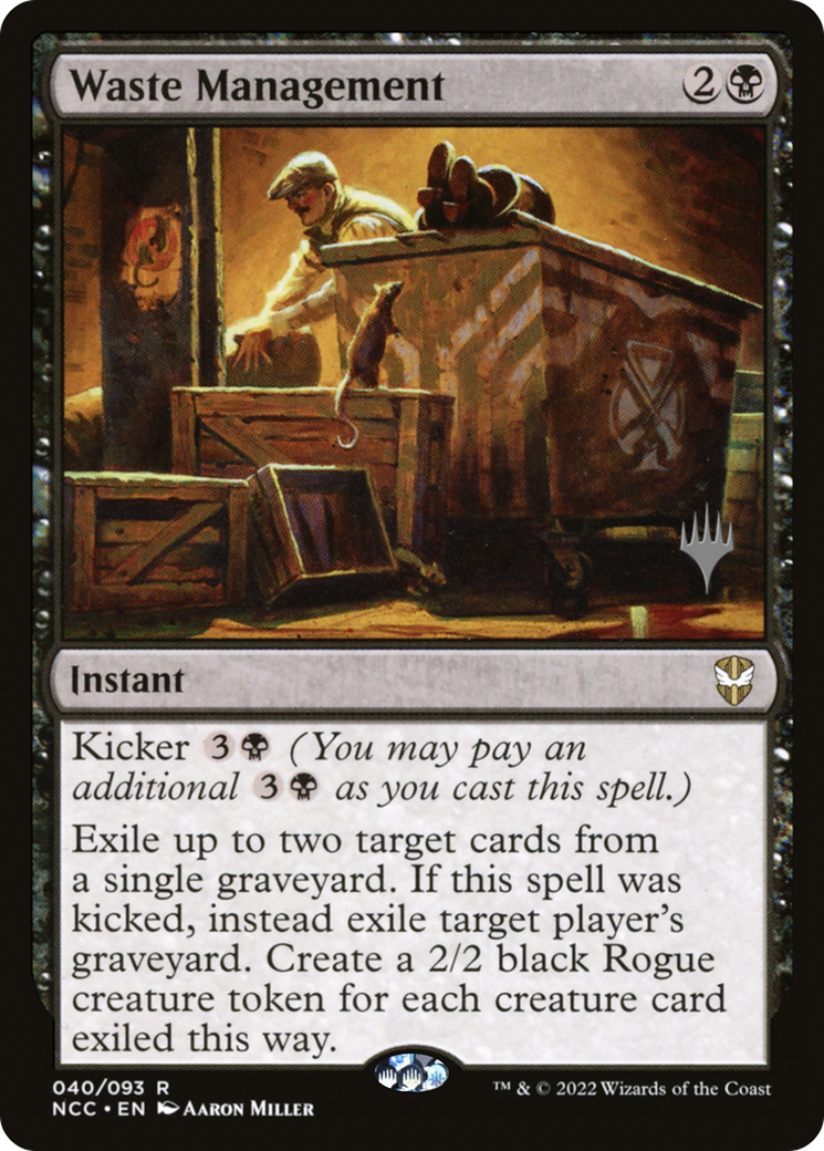 Image of Waste Management (PPSNC-040) - New Capenna Commander Promos Foil