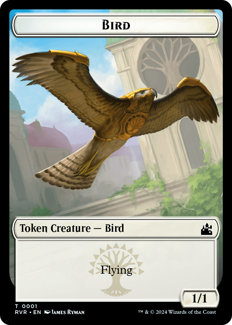 Image of Bird (TRVR-001) - Ravnica Remastered Tokens Foil