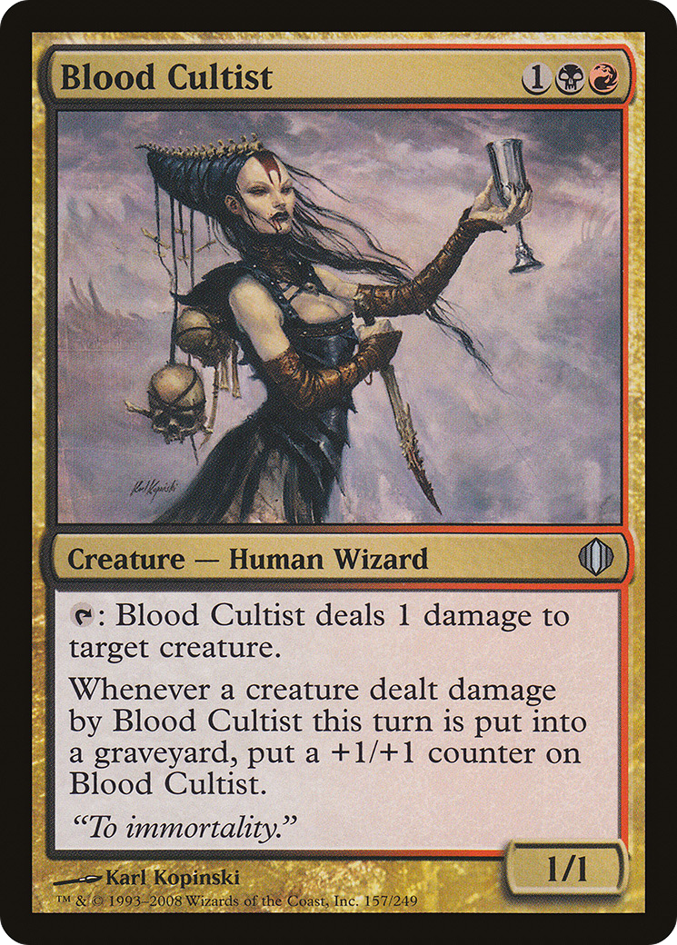 Image of Blood Cultist (ALA-157) - Shards of Alara