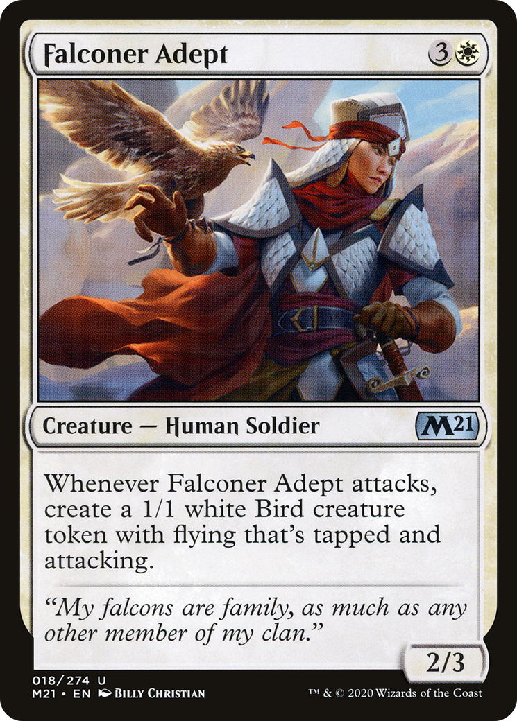 Image of Falconer Adept (M21-018) - Core Set 2021