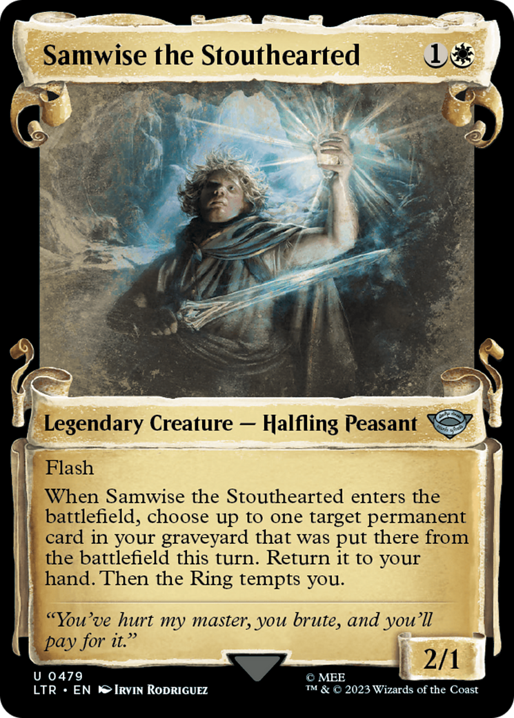 Image of Samwise the Stouthearted (Showcase Scrolls) (LTR-479) - The Lord of the Rings: Tales of Middle-earth: (Showcase)