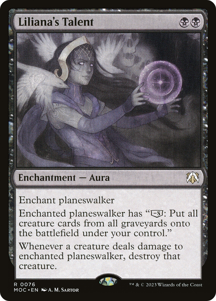 Image of Liliana's Talent (MOC-076) - March of the Machine Commander