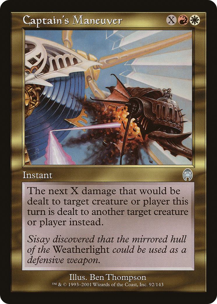 Image of Captain's Maneuver (APC-092) - Apocalypse Foil