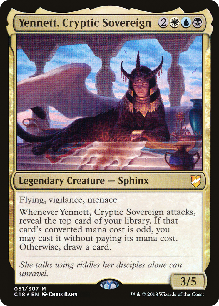 Image of Yennett, Cryptic Sovereign (C18-051) - Commander 2018 Foil