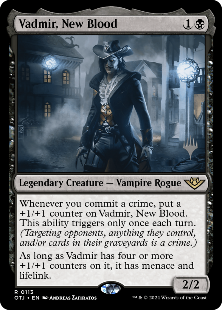 Image of Vadmir, New Blood (PPOTJ-113) - Outlaws of Thunder Junction Promos