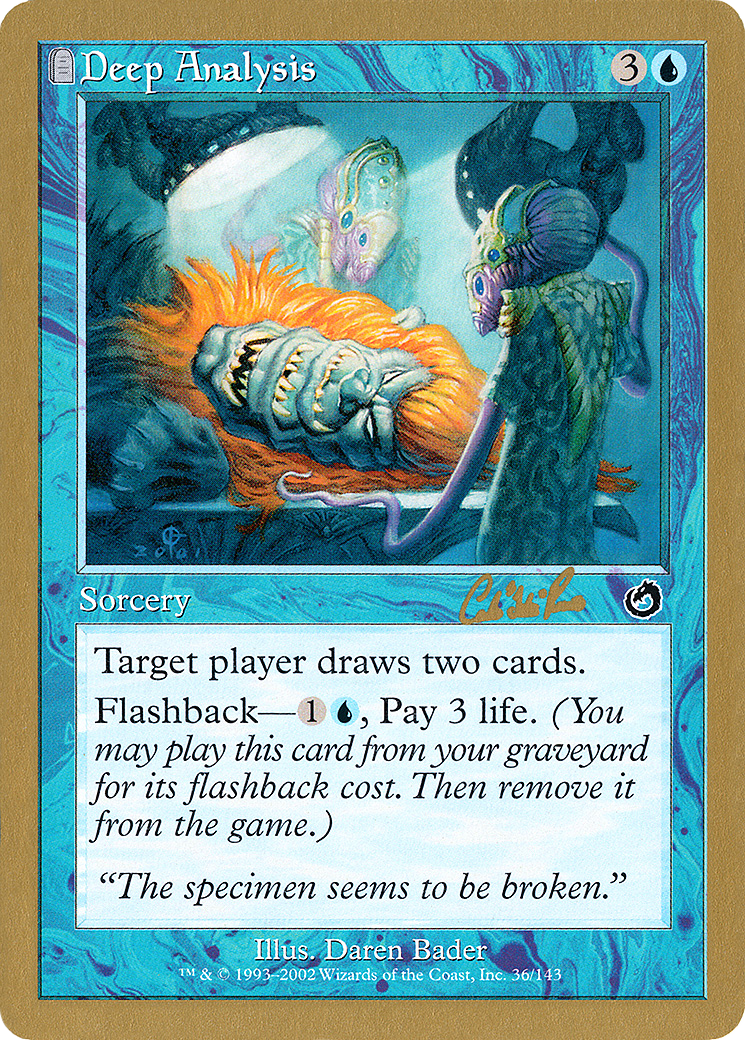 Image of Deep Analysis - 2002 Carlos Romao (TOR) (WCD-) - World Championship Decks 2002: (tombstone)