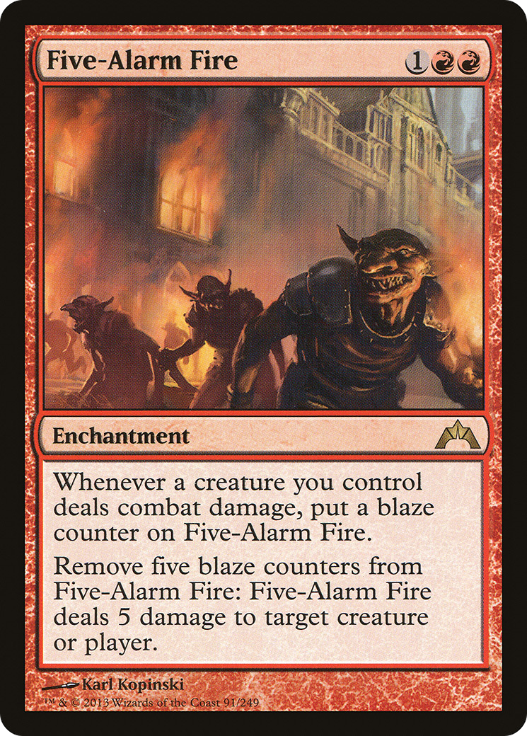 Image of Five-Alarm Fire (GTC-091) - Gatecrash