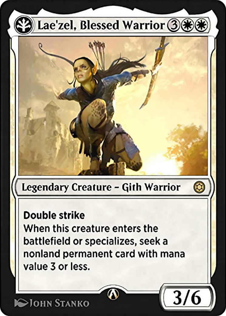 Image of Lae'zel, Blessed Warrior (HBG-02W) - Alchemy Horizons: Baldur's Gate