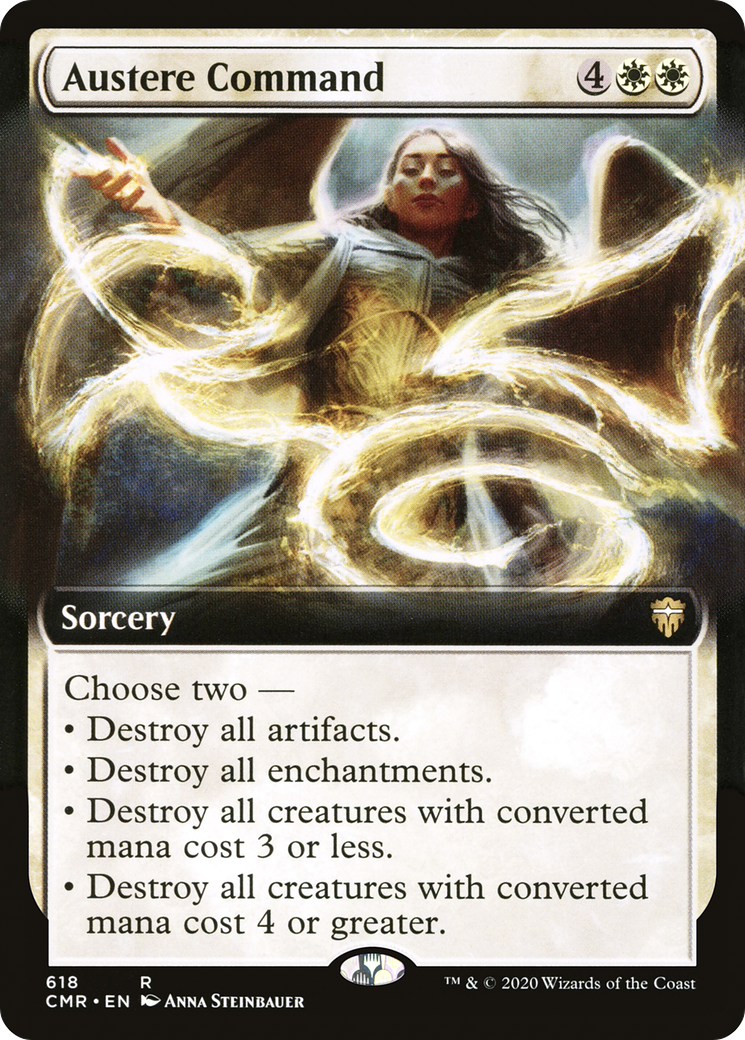 Image of Austere Command (Extended Art) (CMR-618) - Commander Legends: (Extended Art)