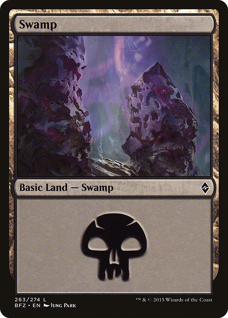 Image of Swamp (263) (BFZ-263A) - Battle for Zendikar