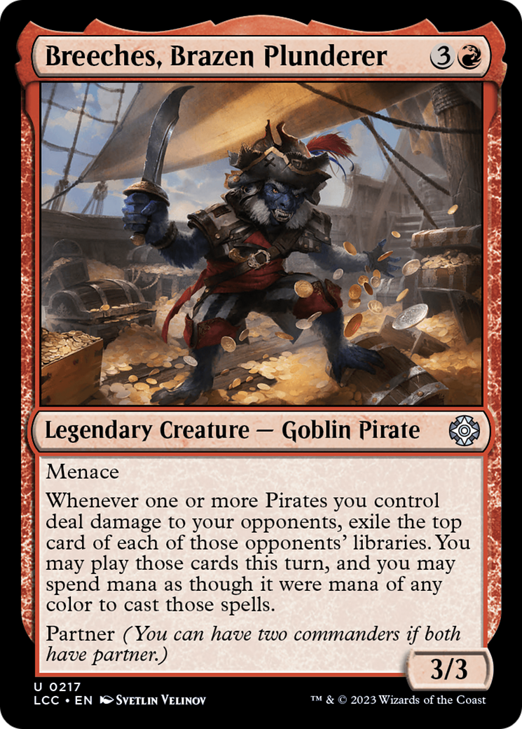 Image of Breeches, Brazen Plunderer (LCC-217) - The Lost Caverns of Ixalan Commander