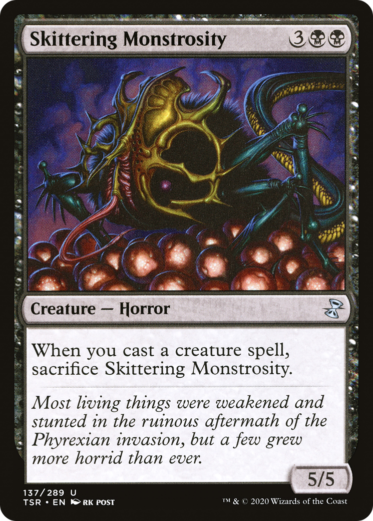 Image of Skittering Monstrosity (TSR-137) - Time Spiral Remastered