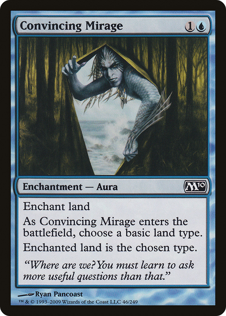 Image of Convincing Mirage (M10-046) - Magic 2010 Foil