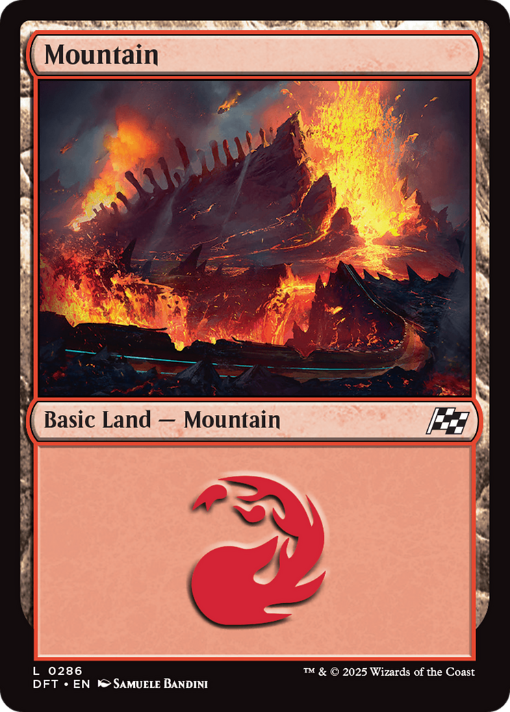 Image of Mountain (0286) (DFT-286) - Aetherdrift Foil