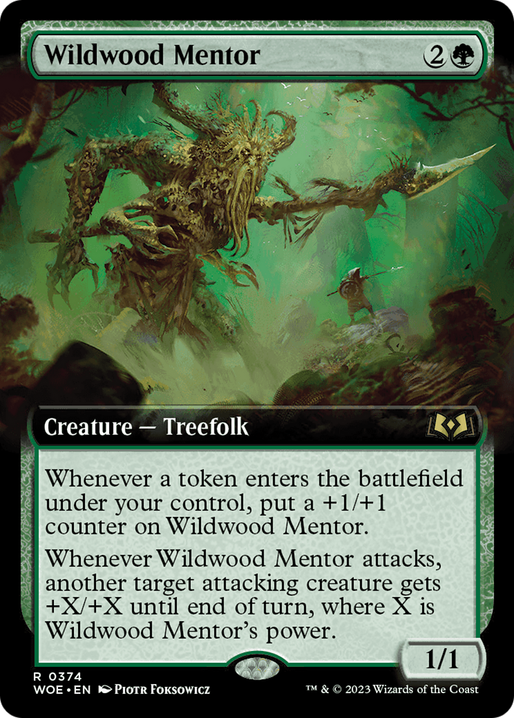 Image of Wildwood Mentor (Extended Art) (WOE-374) - Wilds of Eldraine: (Extended Art)