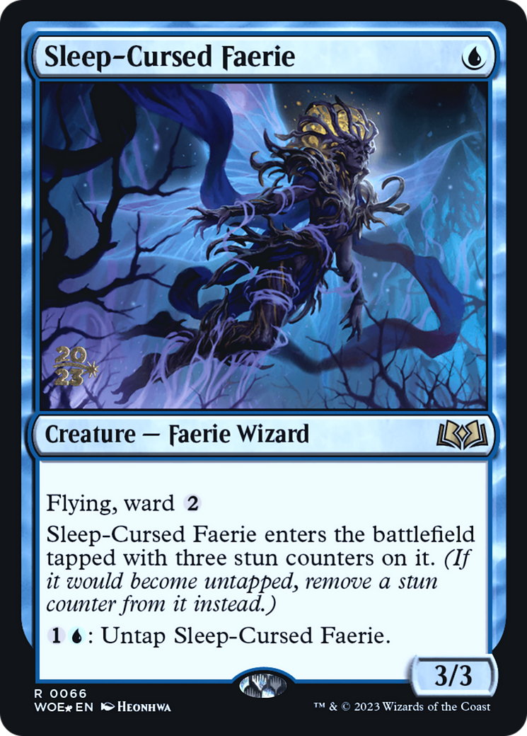 Image of Sleep-Cursed Faerie (PRE-066) - Wilds of Eldraine Promos Foil