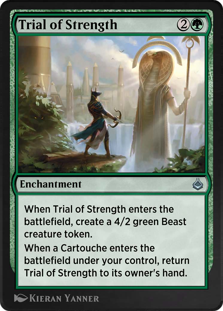 Image of Trial of Strength (AKR-223) - Amonkhet Remastered