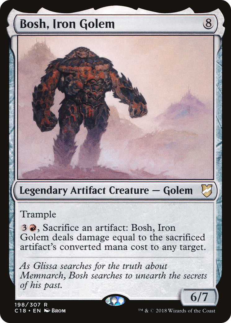 Image of Bosh, Iron Golem (C18-198) - Commander 2018
