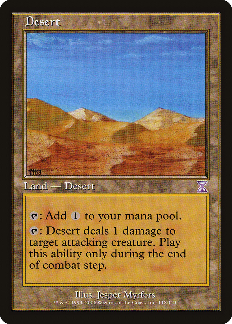 Image of Desert (TSB-118) - Time Spiral Timeshifted