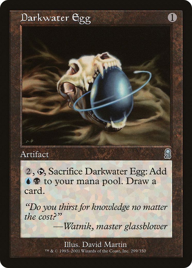 Image of Darkwater Egg (ODY-299) - Odyssey Foil
