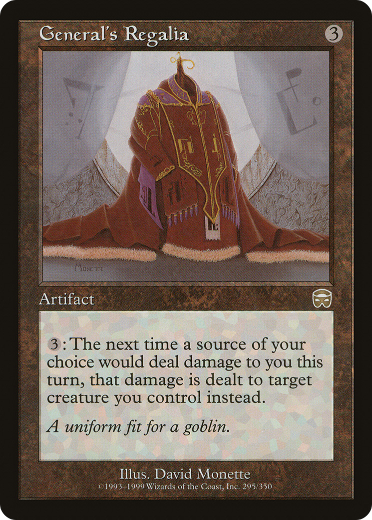 Image of General's Regalia (MMQ-295) - Mercadian Masques Foil