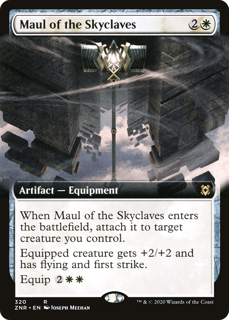 Image of Maul of the Skyclaves (Extended Art) (ZNR-320) - Zendikar Rising: (Extended Art) Foil