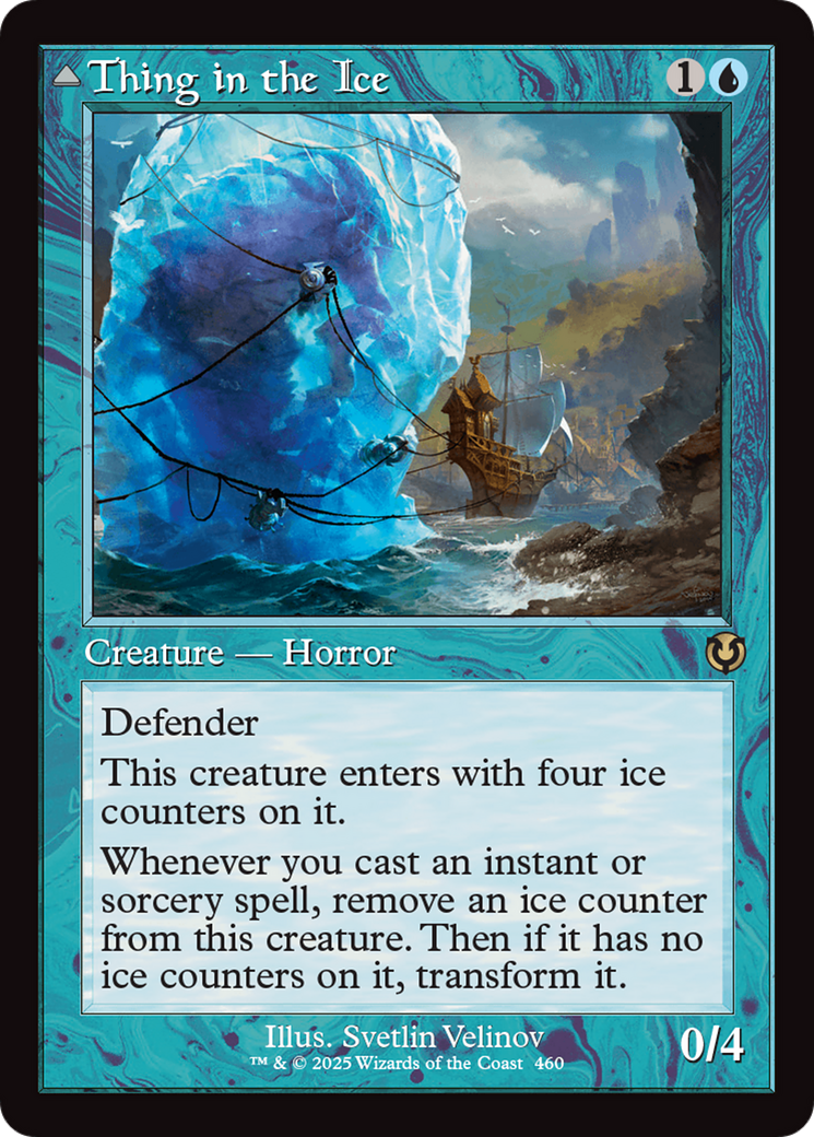 Image of Thing in the Ice (Retro Frame) (INR-460) - Innistrad Remastered