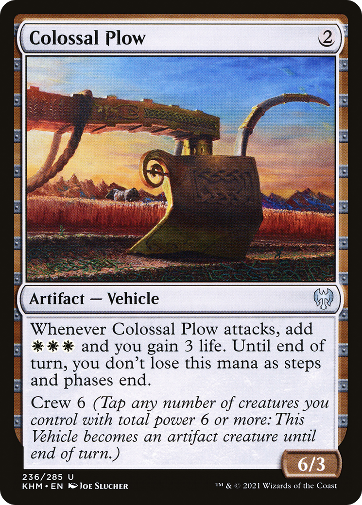 Image of Colossal Plow (KHM-236) - Kaldheim Foil