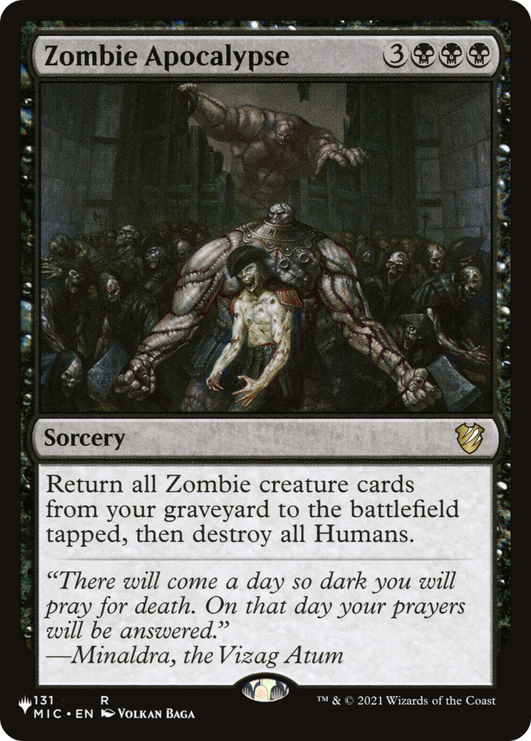 Image of Zombie Apocalypse (LIST-MIC-131) - The List